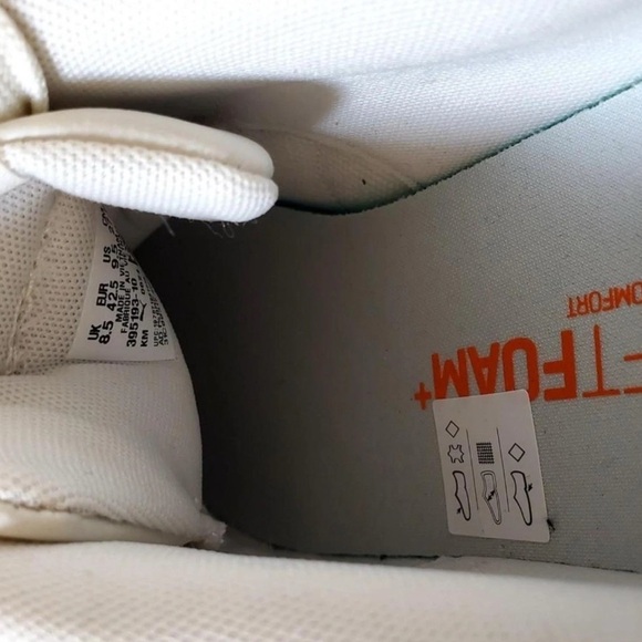 Puma Men's White and Orange Sneakers with Brown Sole 9.5 men’s - Picture 6 of 6